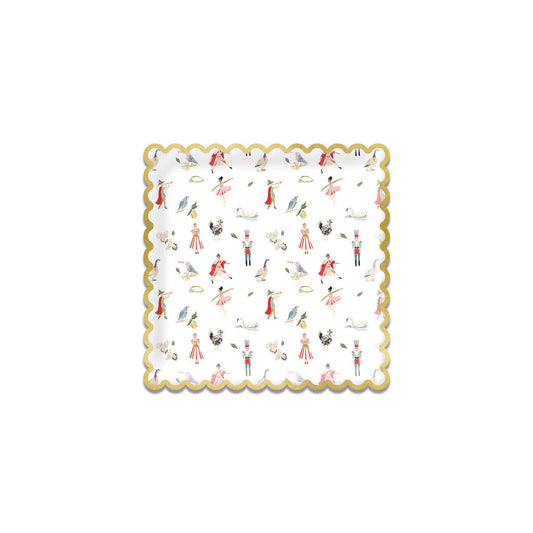 DAY1041 - 12 Days Of Christmas Scatter Pattern Paper Plate