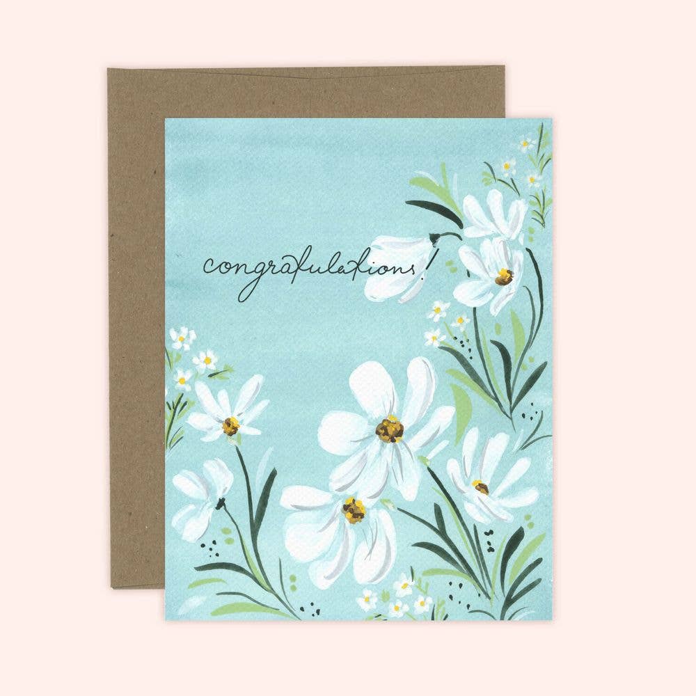 Congratulations Florals Card