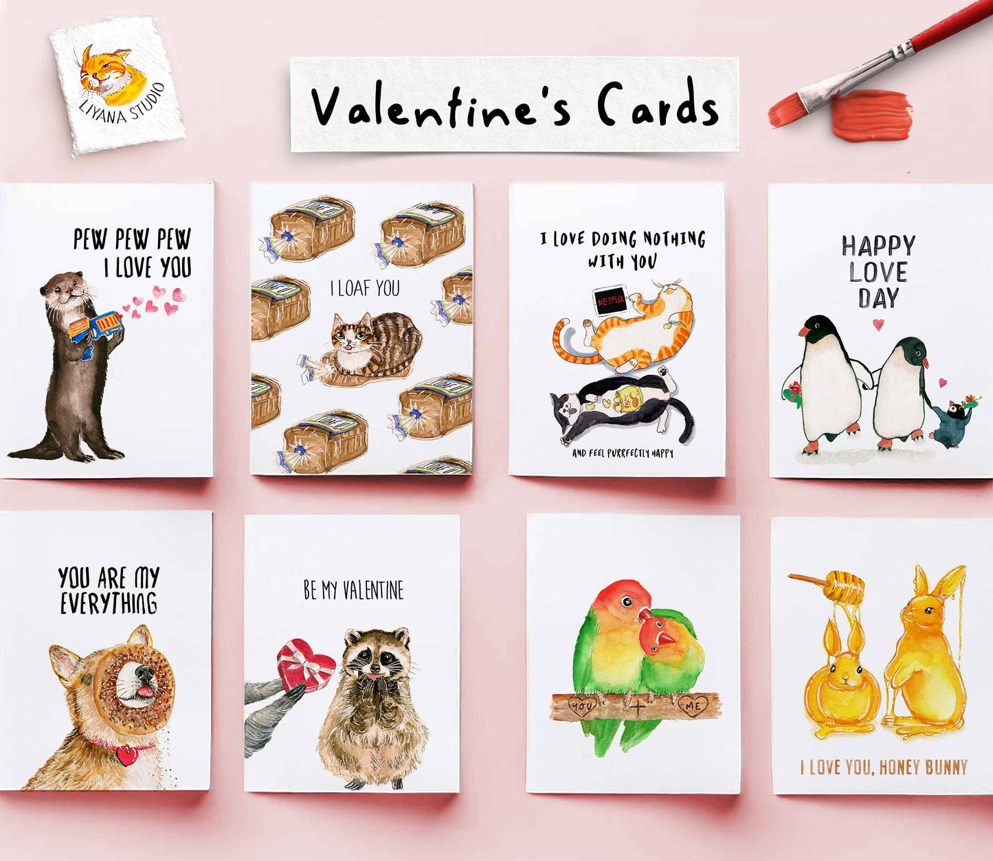 Capy Valentine's Day - Funny Valentines Day Card