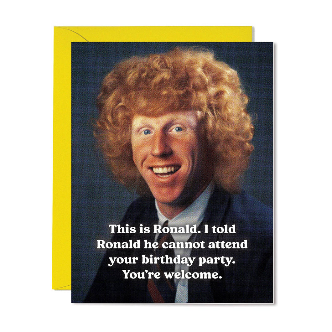 Ronald Birthday