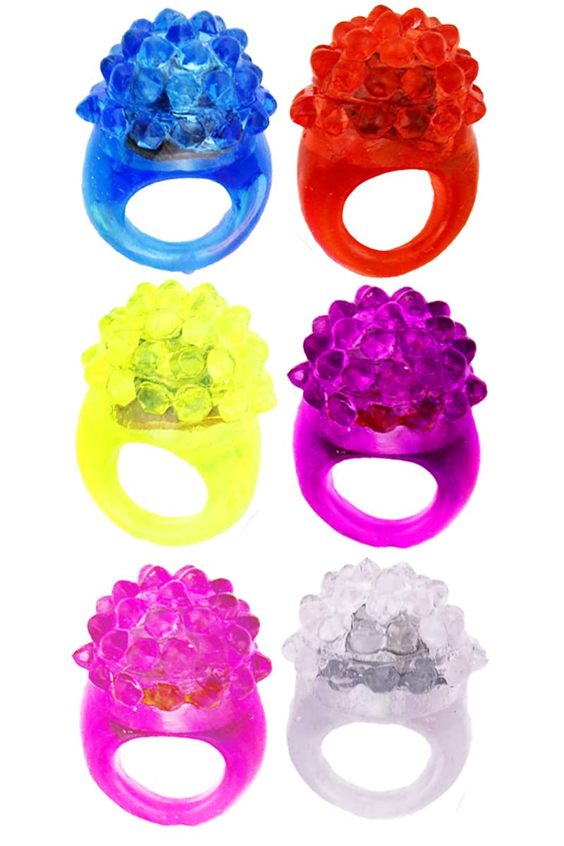 Spiky Bumpy LED Flashing Light-Up Jelly Ring