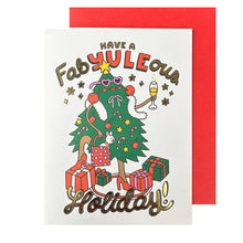 Load image into Gallery viewer, FabYULEous Holiday Card
