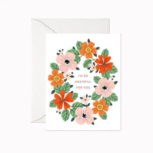 I'm So Grateful card - Front & Company: Gift Store