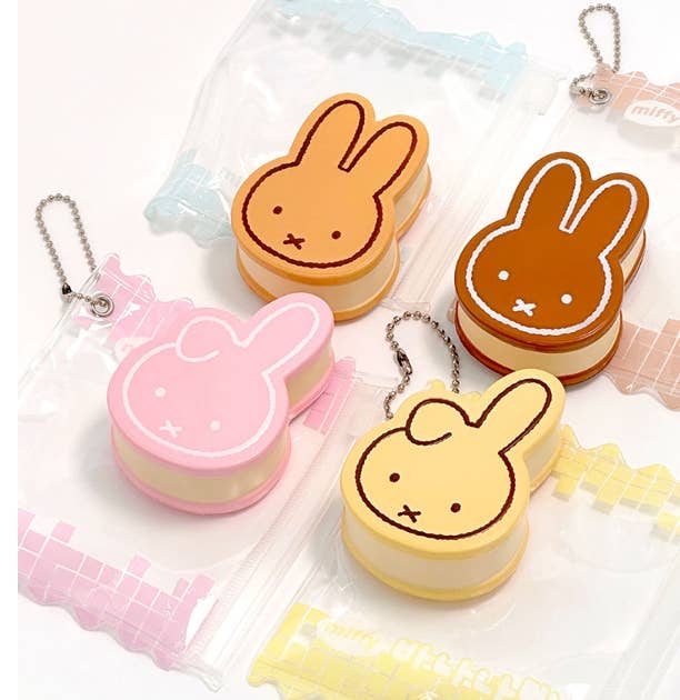 LIMITED!! Miffy Bread Squishy Pouch Keyring