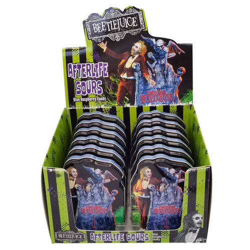 Beetlejuice Afterlife Sours, Collectible Candy Tin - Front & Company: Gift Store