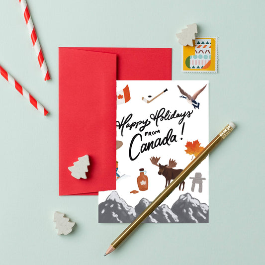 Canada Holidays | Happy Holidays From Canada Card