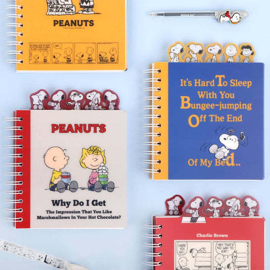 Peanuts Snoopy 5 Section Index Journal Note Book