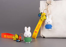 Load image into Gallery viewer, Miffy Charaters Figure Key Holder-Bag Charm, Gift Key Ring
