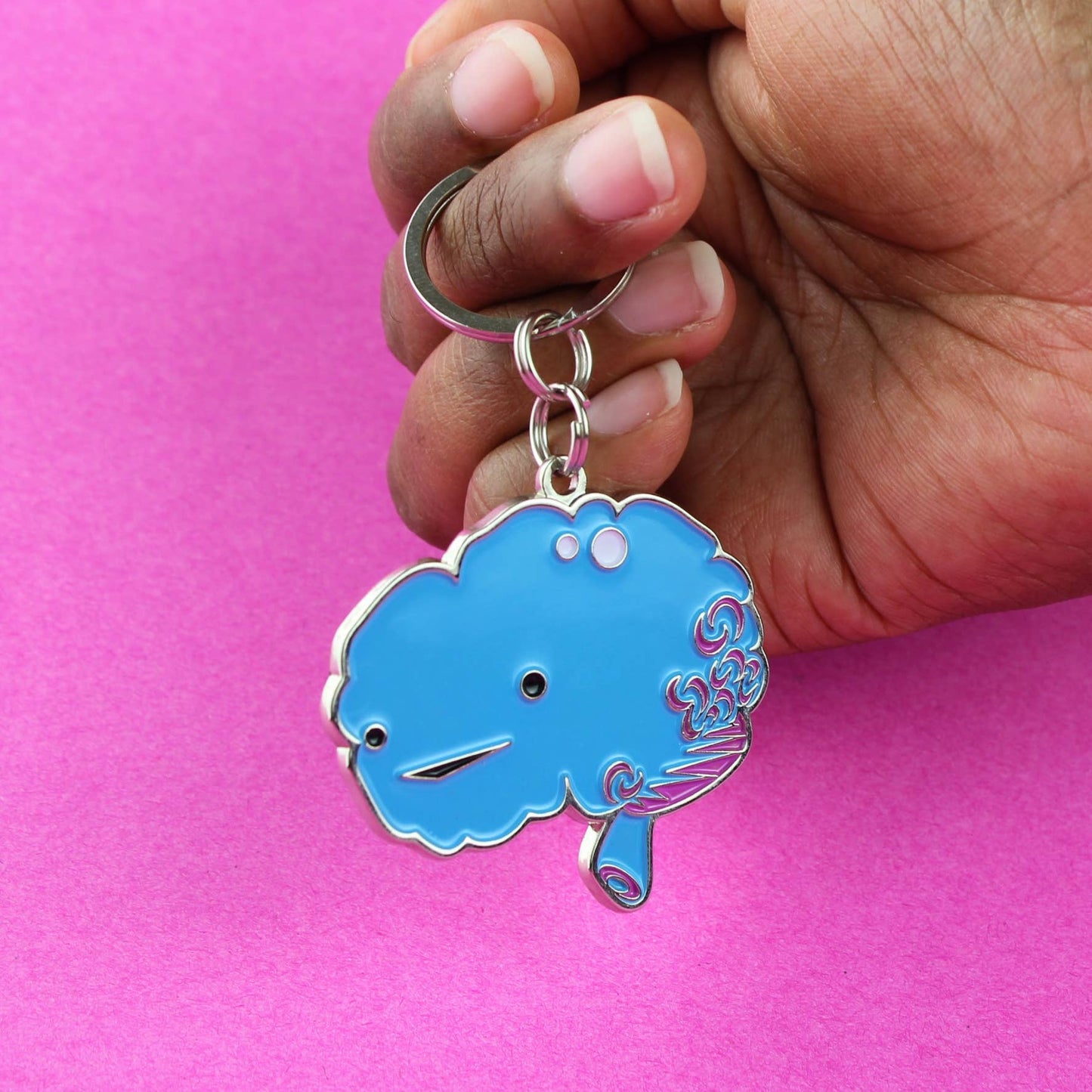 Brain Keychain - All You Need is Lobe