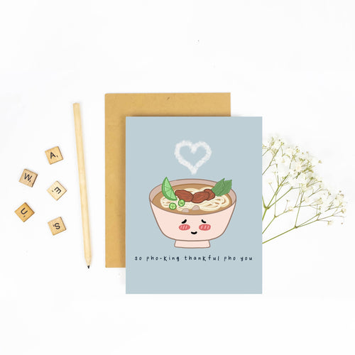 So Phoking Thankful Pho You - Greeting Card - Front & Company: Gift Store