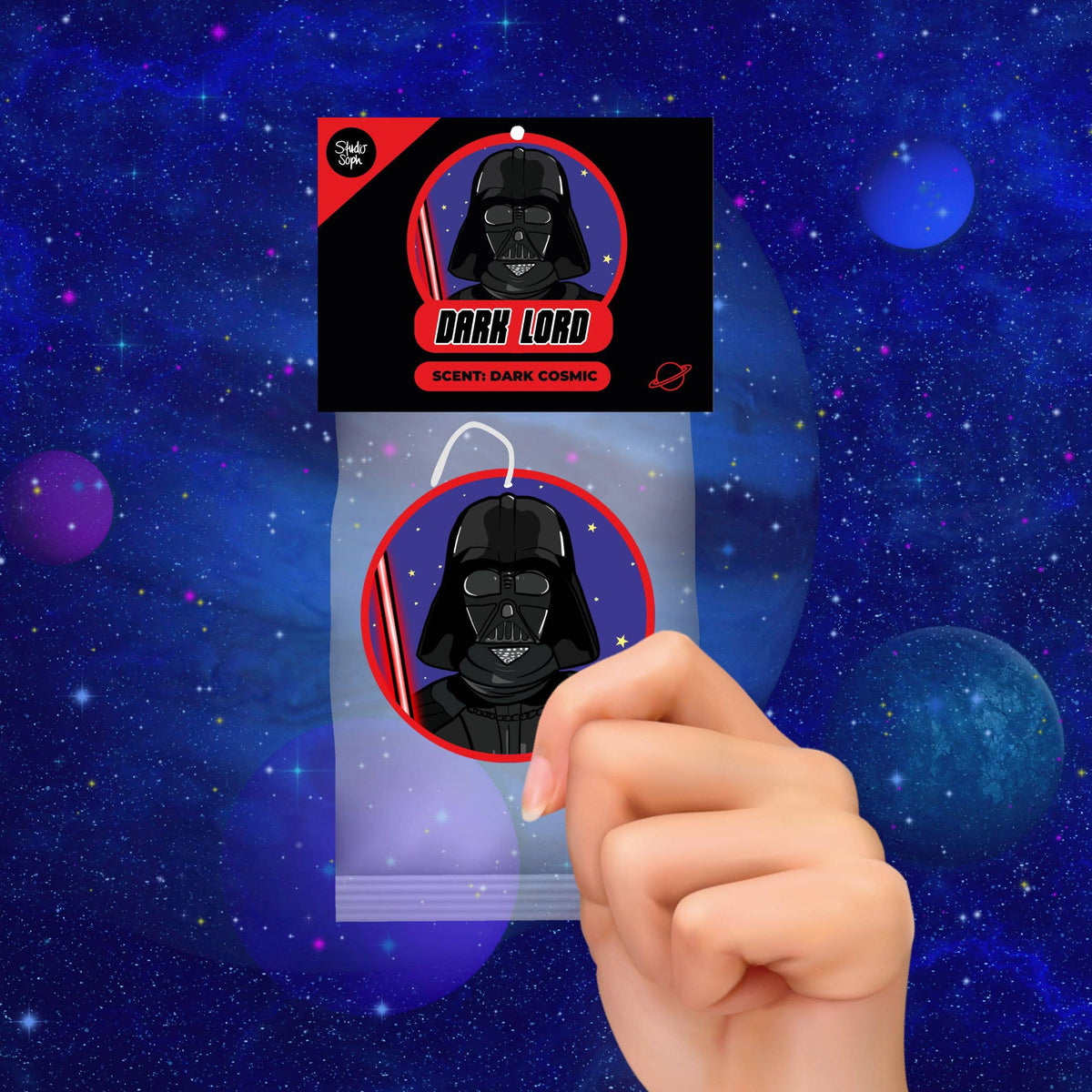 Dark Space Lord Alien Car Air Freshener