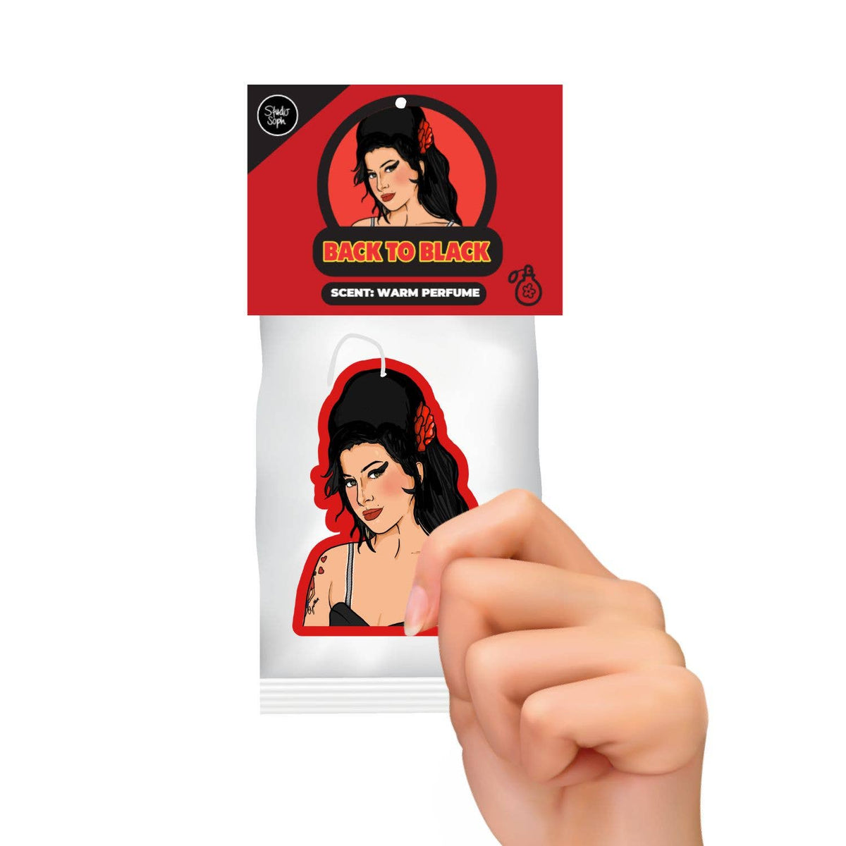 Back To Black Pop Girl Air Freshener