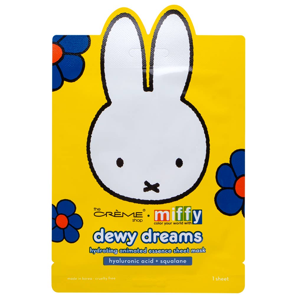 THE CREME SHOP X MIFFY DEWY DREAMS HYDRATING  ANIMATED ESSENCE SHEET