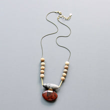 Load image into Gallery viewer, JLT324 jasper Artdeco necklace
