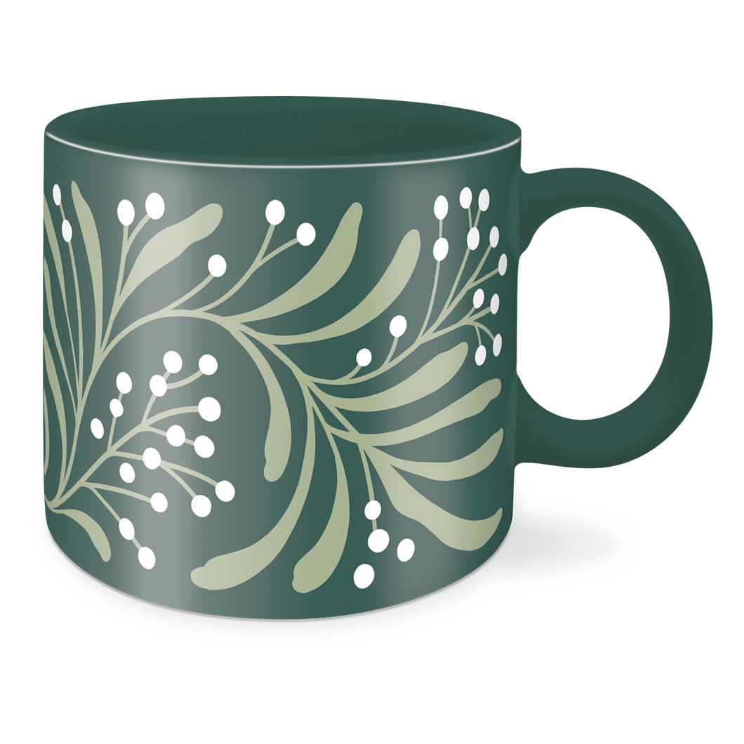 Mistletoe Ceramic 14oz Mug