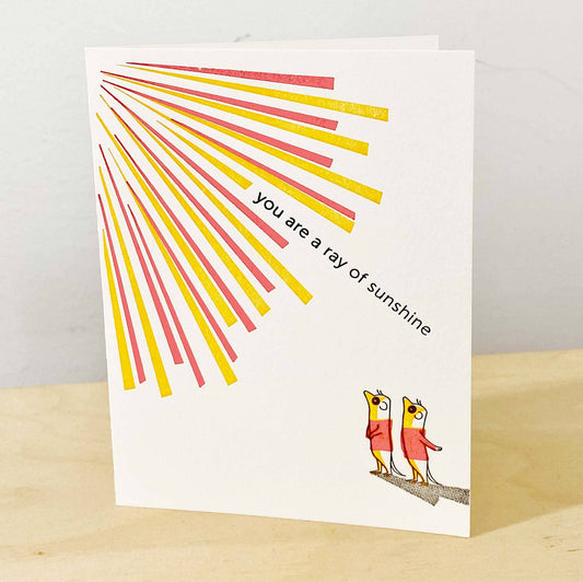 Meerkats &f Sunshine A2 Card