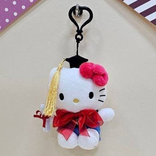 Instock! Sanrio Characters Graduation Plush Bag Charm– 13cm