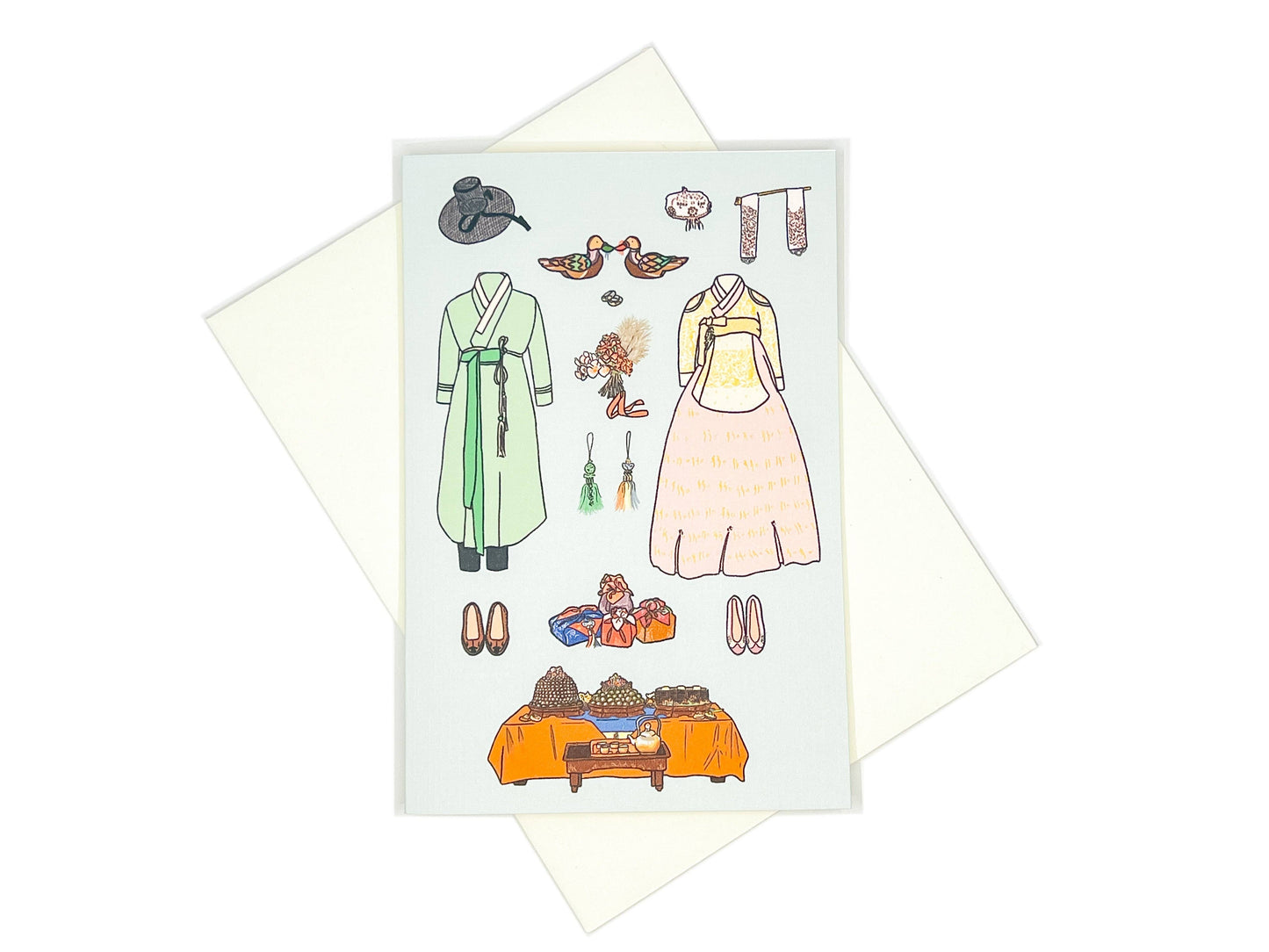 Korean (Modern) Wedding Card