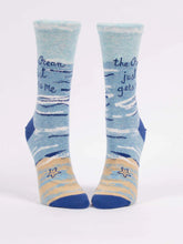 Load image into Gallery viewer, The Ocean Just Gets Me. W-Crew Socks
