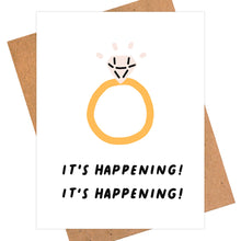 Load image into Gallery viewer, It&#39;s Happening, Wedding Card, Proposal Card
