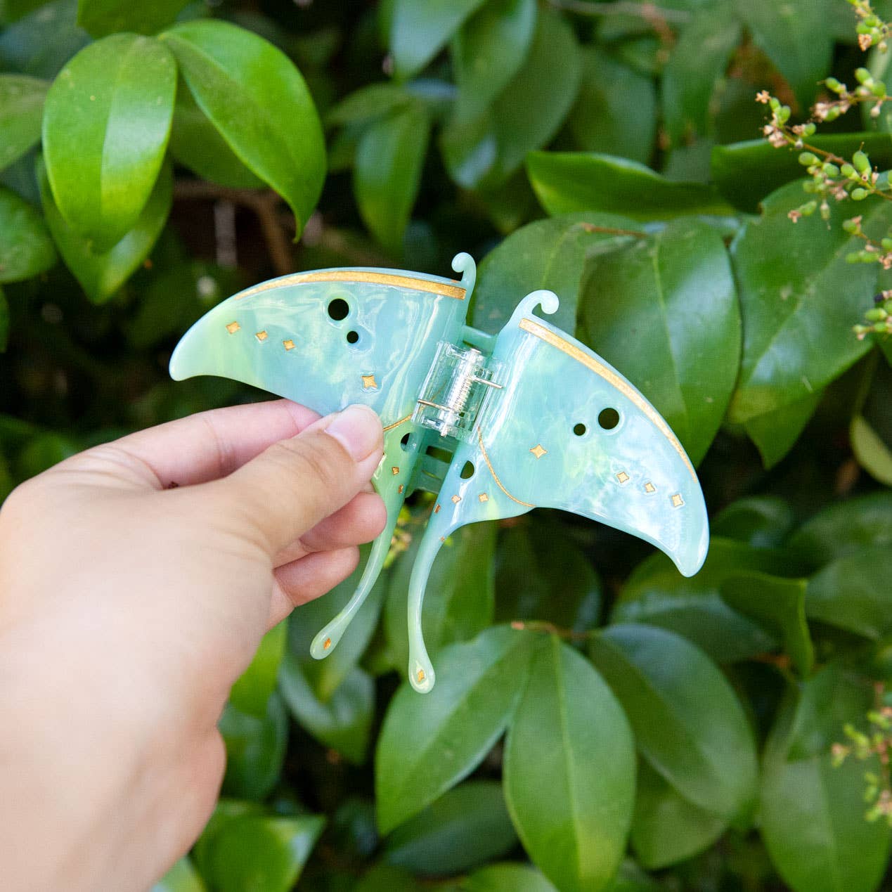 Luna Moth Hair Claw Clip