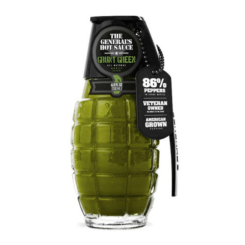Grunt Green - Cayenne Pepper Hot Sauce, 180ml
