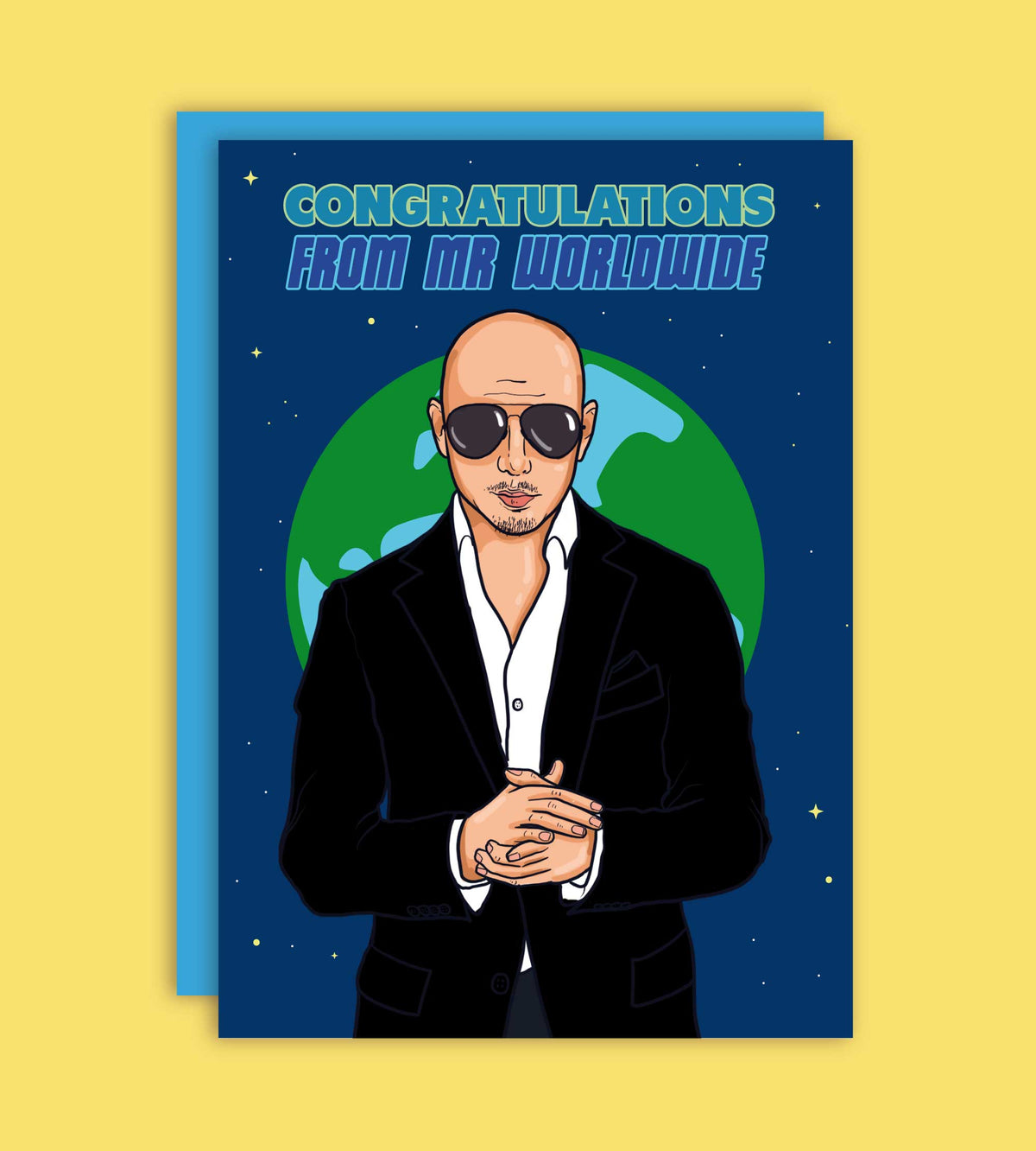 Congratulations From Funny Rapper Pop Star Birthday Card
