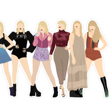 Load image into Gallery viewer, Taylor Swift Eras Sticker
