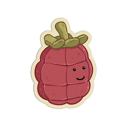 Sweet Mangosteen - Fruits and Veggies Textured Stickers
