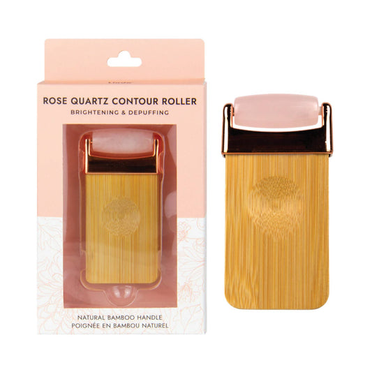 Lindo Rose Quartz Contour Roller