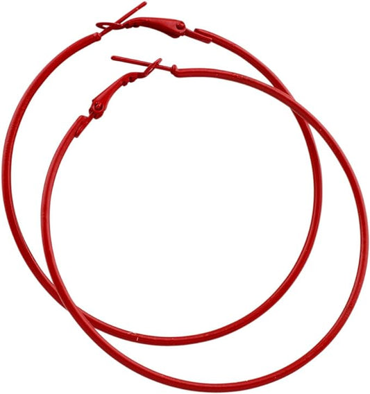 Colour Oversized Hoops