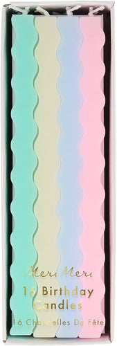 Meri Meri  Pastel Wavy Candles - Front & Company: Gift Store