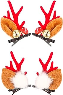 Christmas Clip with Reindeer ears - Front & Company: Gift Store