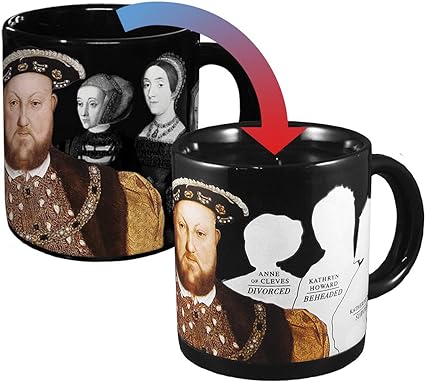 Henry VIII Wives Heat-Changing Coffee Mug - Front & Company: Gift Store