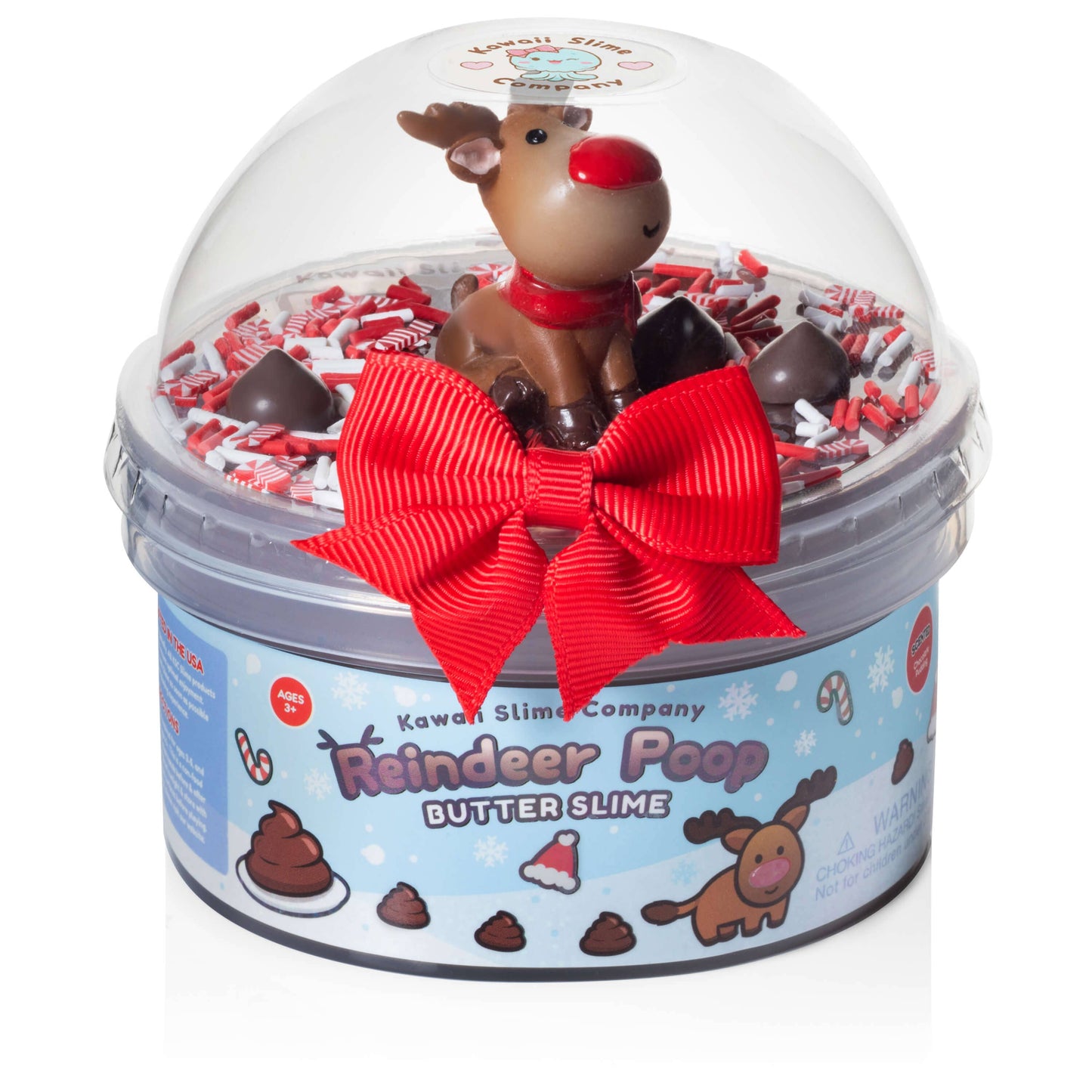 Reindeer Poop Butter Signature Dome Slime