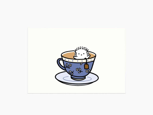 Teacup Postcard