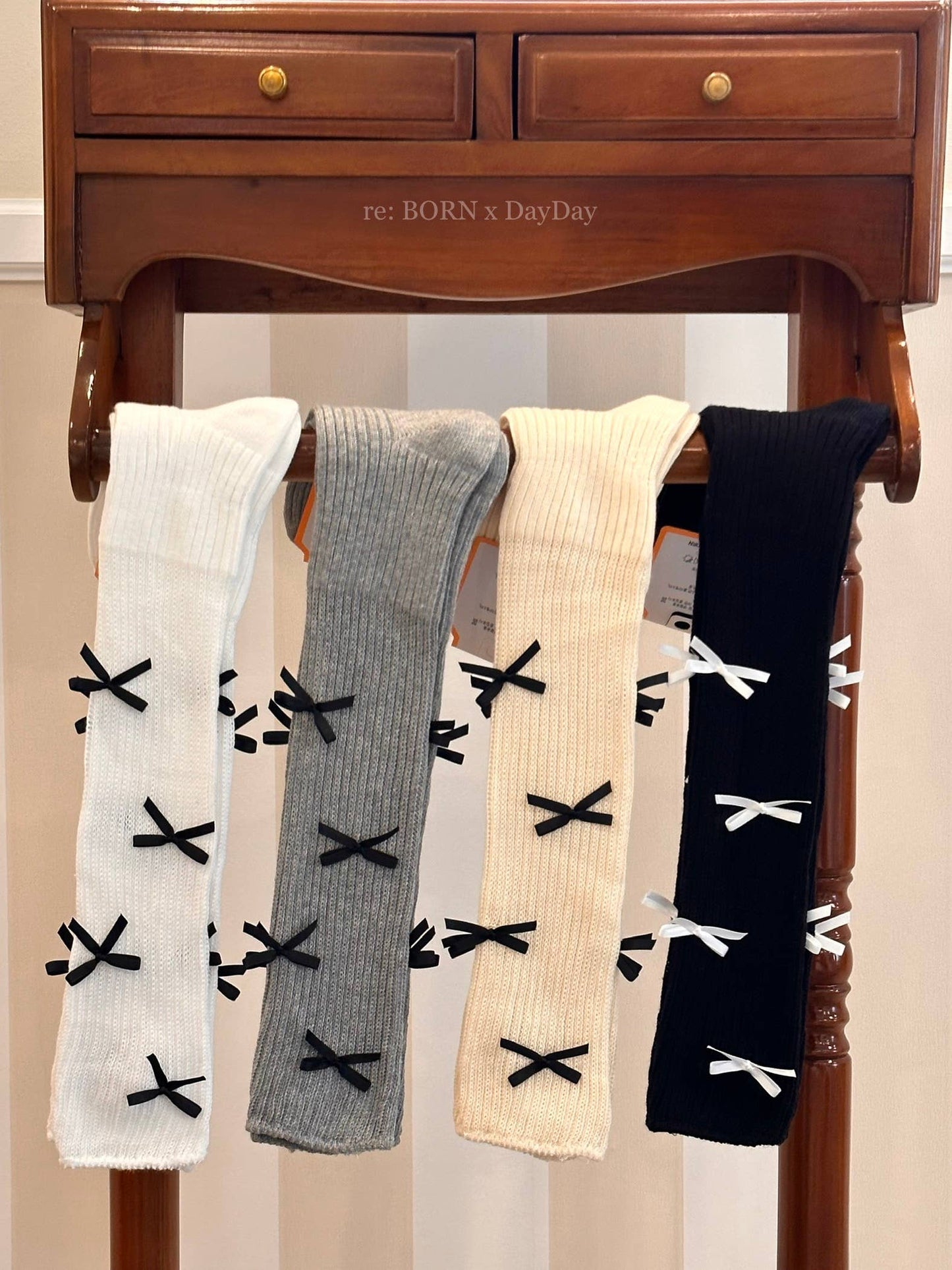 Hot Trendy Balletcore Ribbon Knee Socks