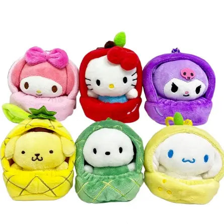 Limited! Sanrio Character Fruit House Keyring Plush (15cm)