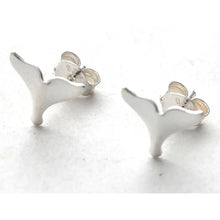 Load image into Gallery viewer, Alaska Whale Stud Earrings - silver Natural History
