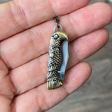 Load image into Gallery viewer, Bird Knife Necklace
