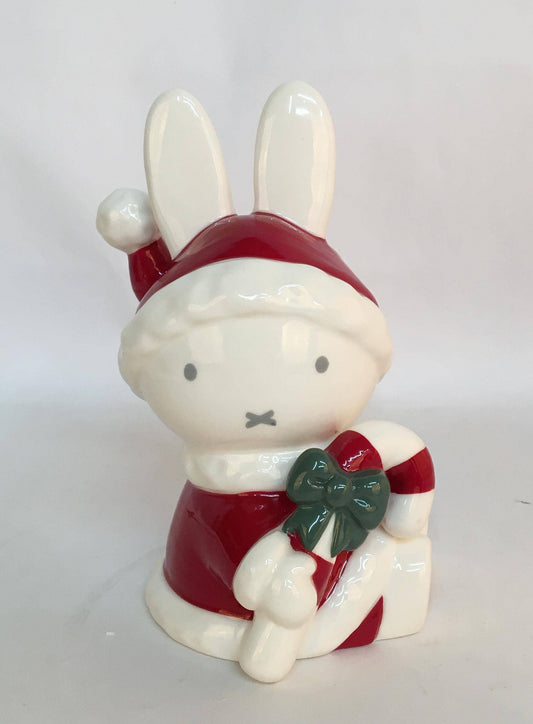 Miffy Christmas Candy Cane Cuddles Figurine