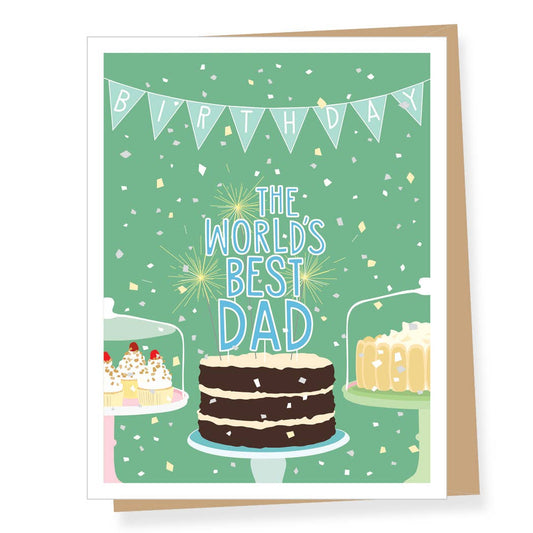 World's Best Dad Birthday Card