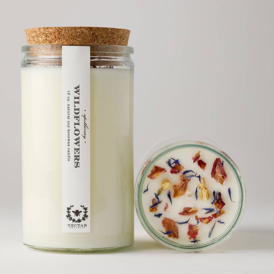 Wildflowers : Apothecary Candle ( Releasing )