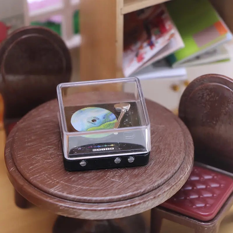 Mini CD Player Toy for Dollhouse