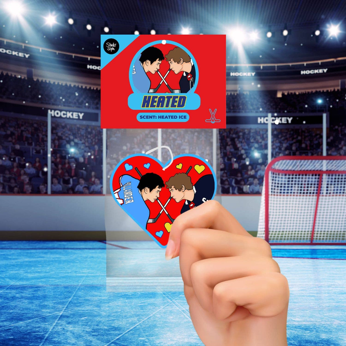 Heated Hockey Romance Car Air Freshener