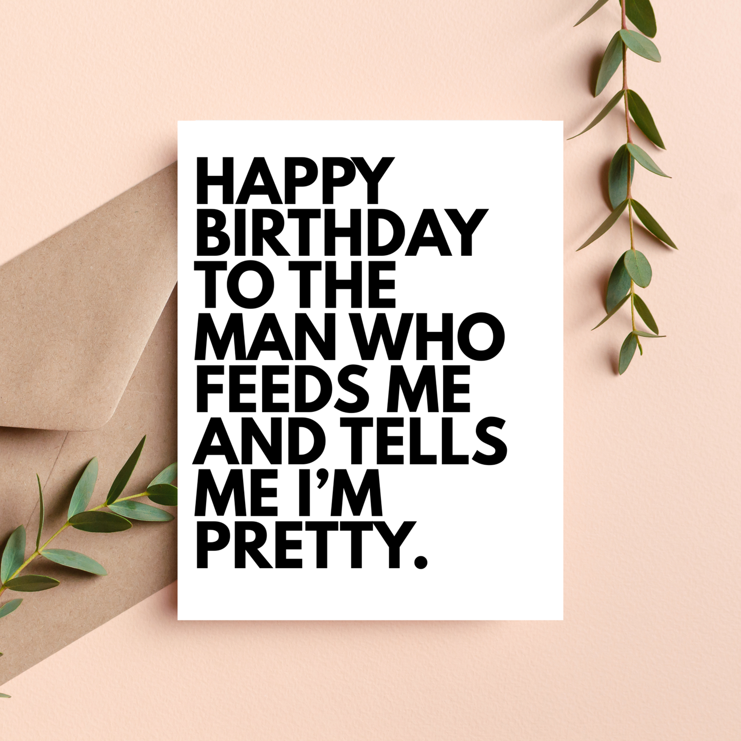 Boyfriend Husband Birthday Card for Him Funny Sassy Cute