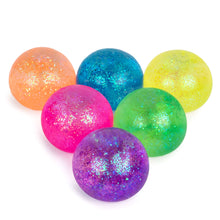 Load image into Gallery viewer, Galaxy Gummy Globs Squishy Ball - Chunky Glitter

