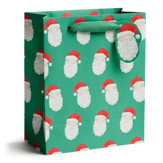 Vintage Santa Gift Bag - Medium