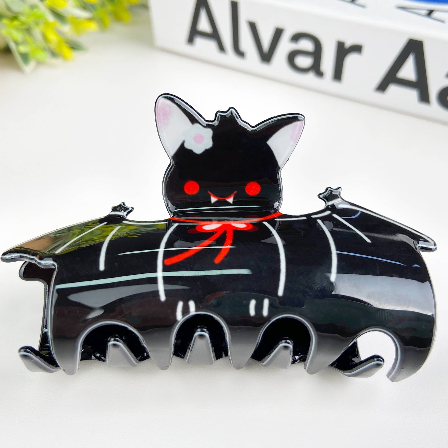 Dark Style Black Bat Hair Clip Halloween