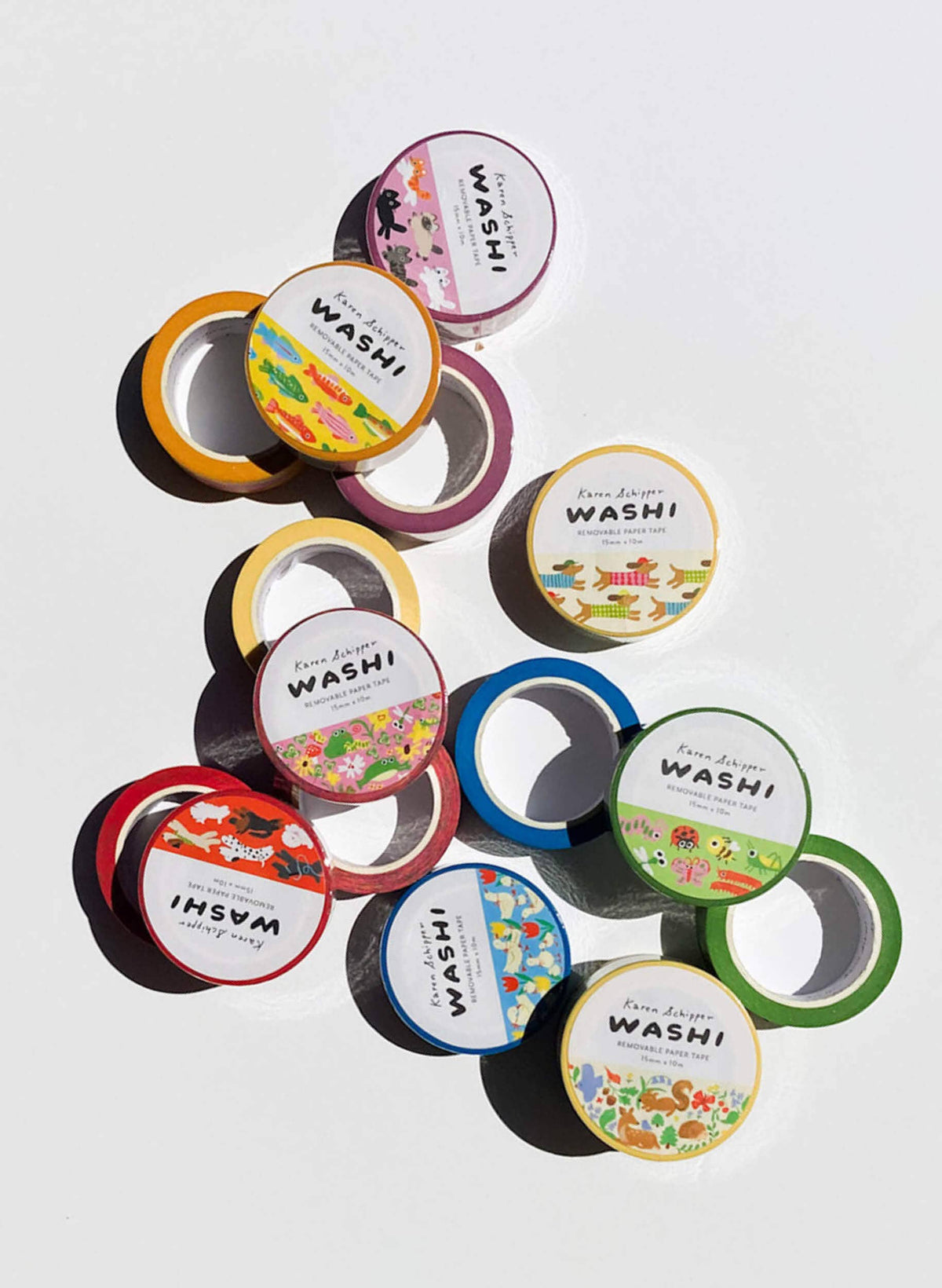 Cats Washi Tape – Cat Craft Tape | Cute Planner Tape